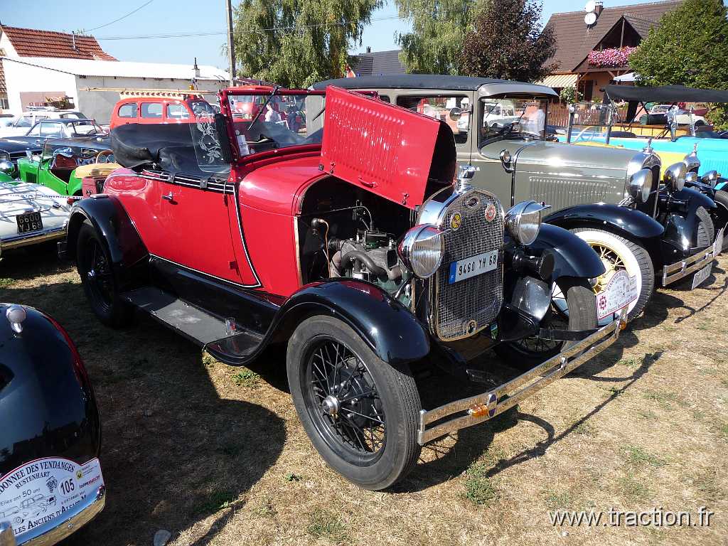 2011_rustenhart (117).jpg - 02/10/2011 - 68740 RUSTENHART 31ème Randonnée Internationale des Vendanges - FORD (USA) - Type : AF Roadster